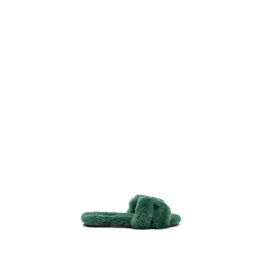 HERMES ORAN SANDAL PEAU GREEN