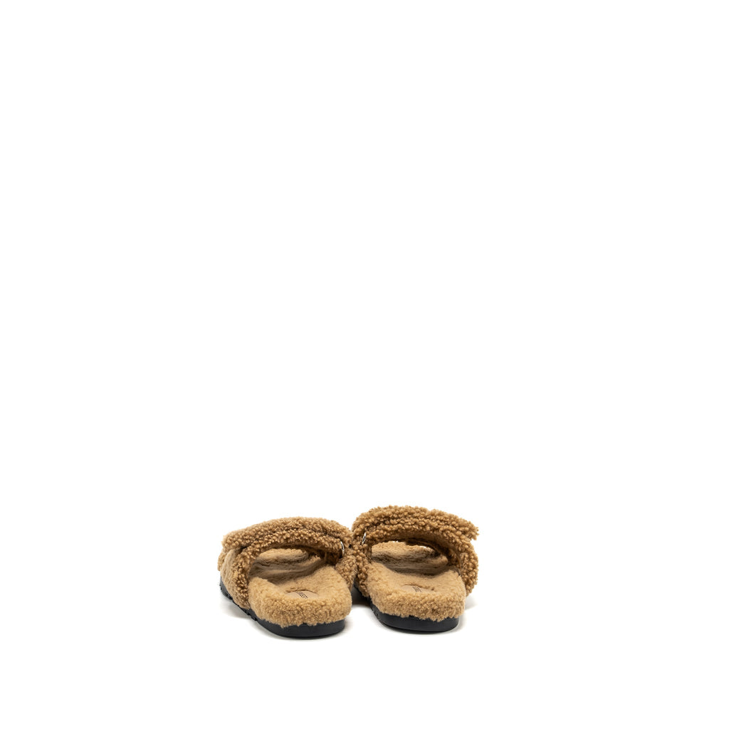 HERMES CHYPRE SANDALS PEAU LAINEE MER BEIGE ARGILE