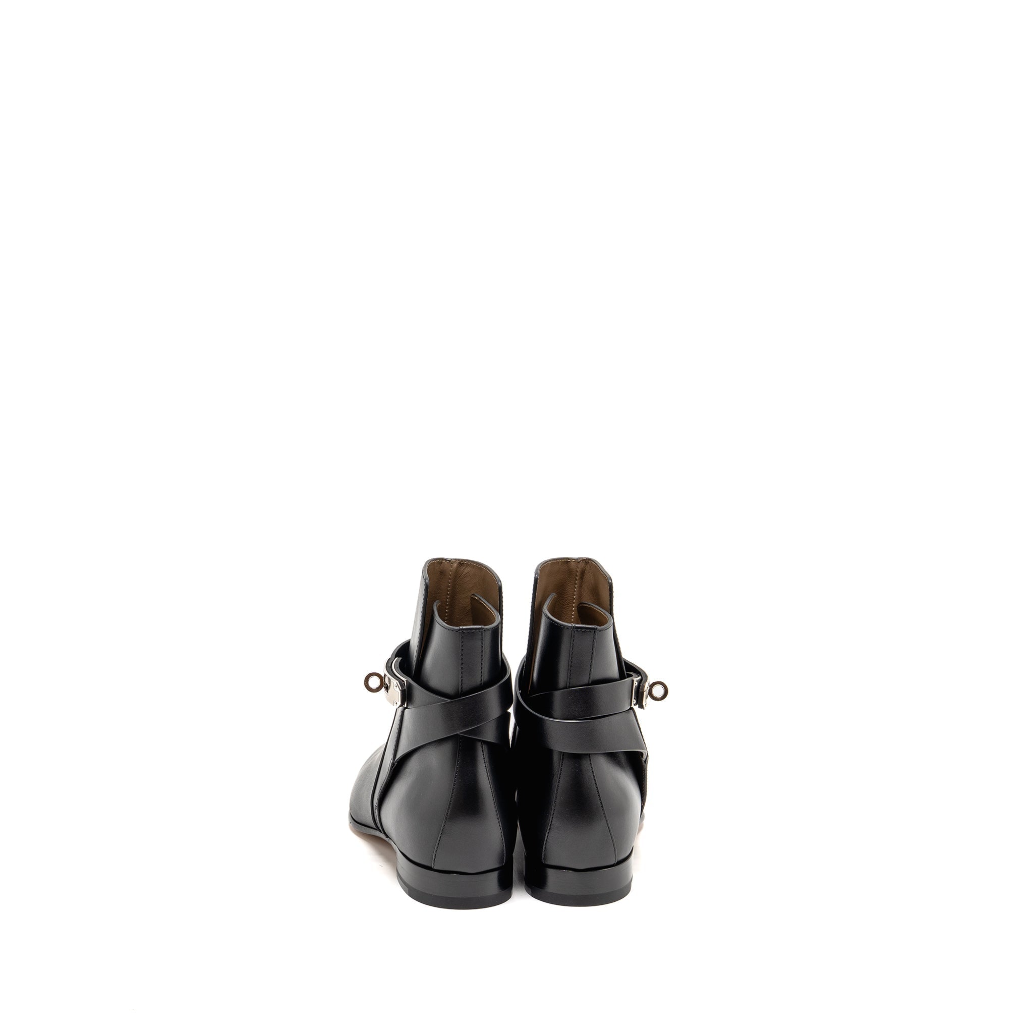 HERMES NEO ANKLE BOOT CALFSKIN BLACK SHW