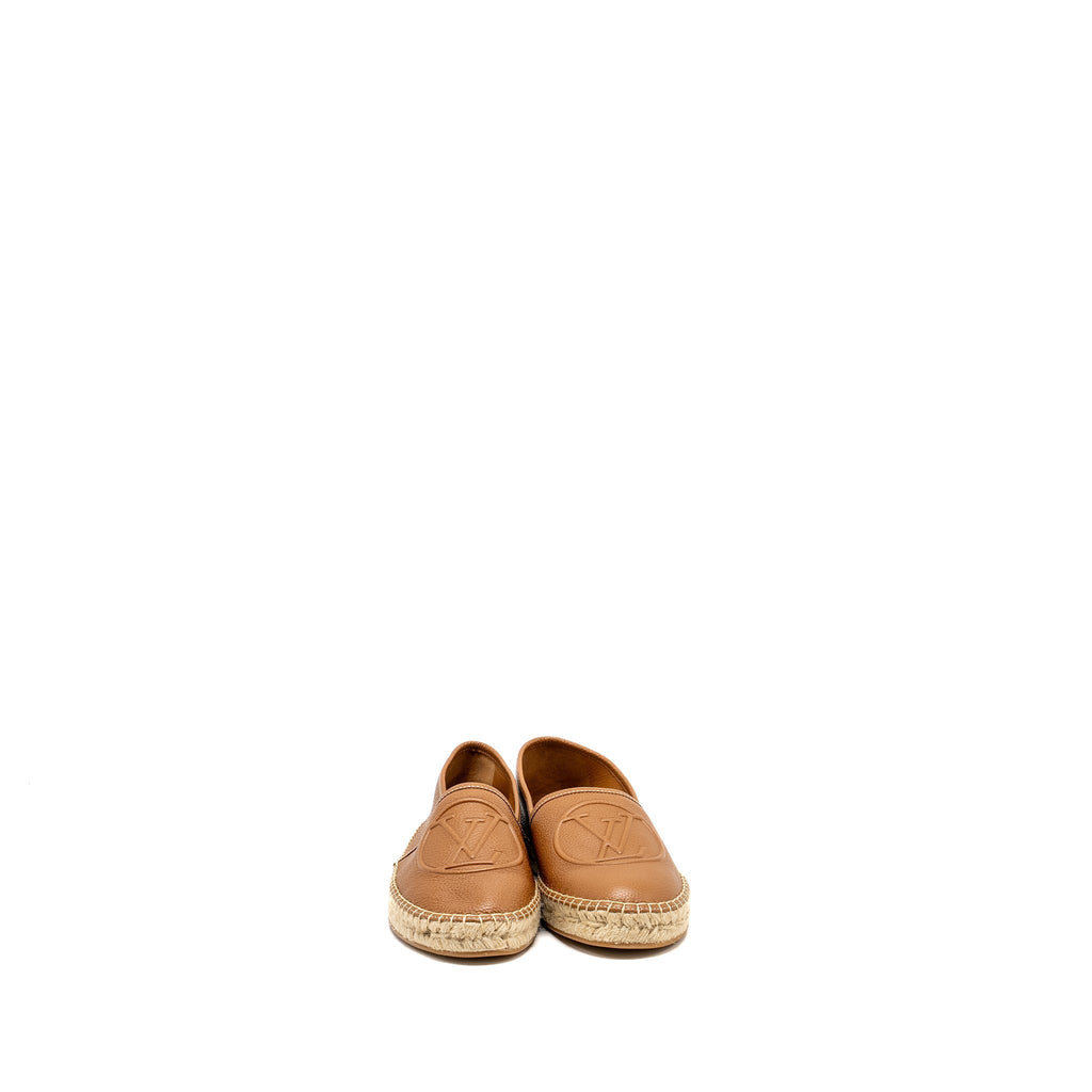 LOUIS VUITTON STARBOARD FLAT ESPADRILLE BROWN