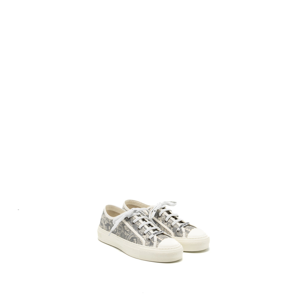 DIOR WALK N SNEAKER TOILE DE JOUY EMBROIDERY GREY/MULTICOLOUR