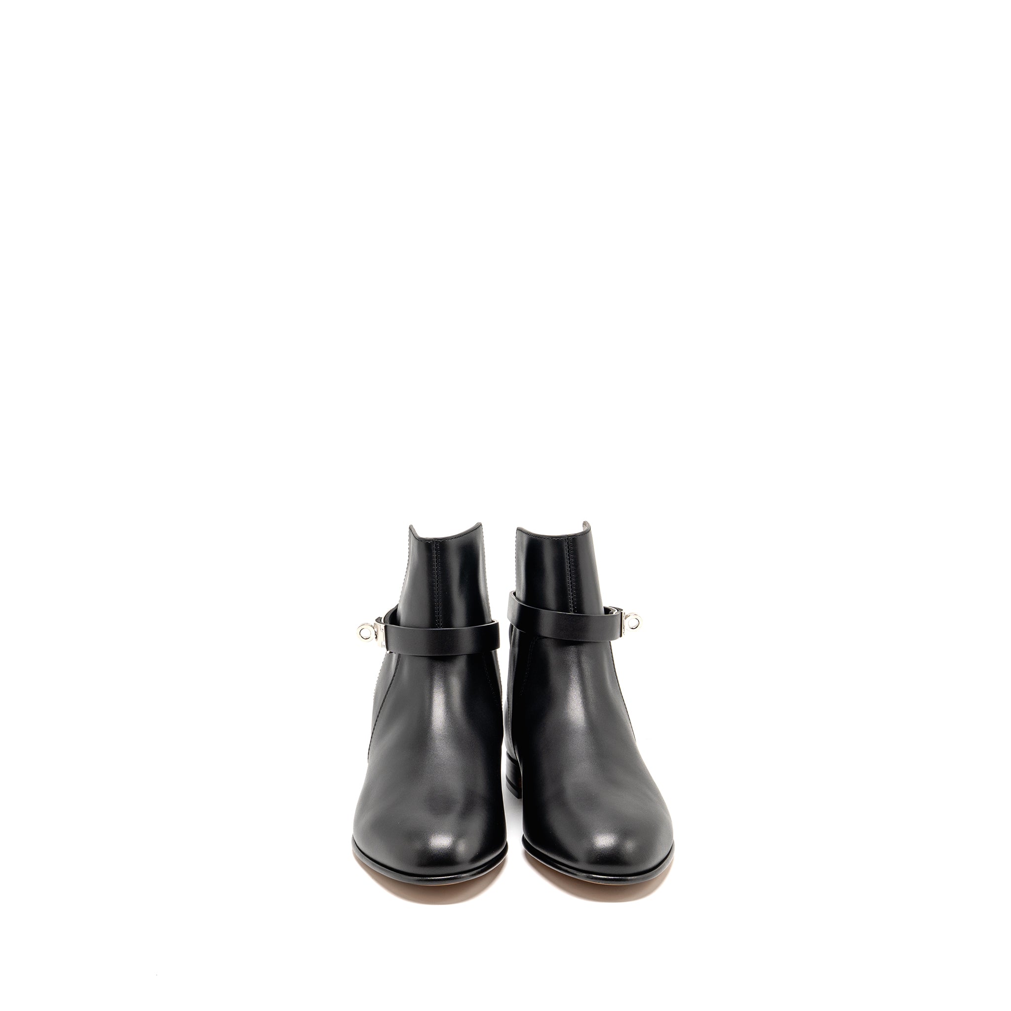 HERMES NEO ANKLE BOOT CALFSKIN BLACK SHW