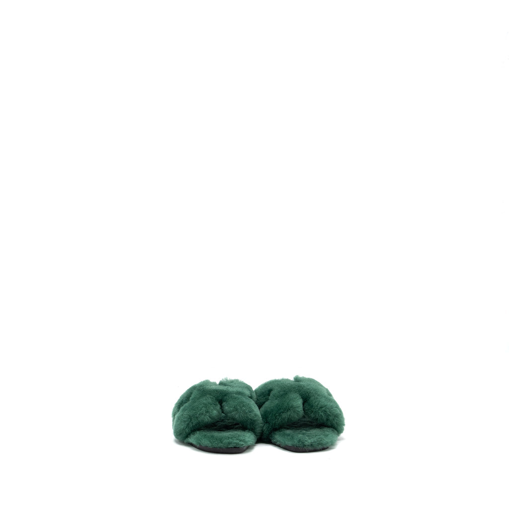 HERMES ORAN SANDAL PEAU GREEN