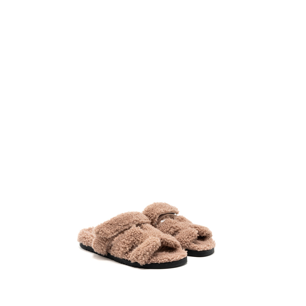 HERMES CHYPRE SANDALES BOIS DE SANTAL