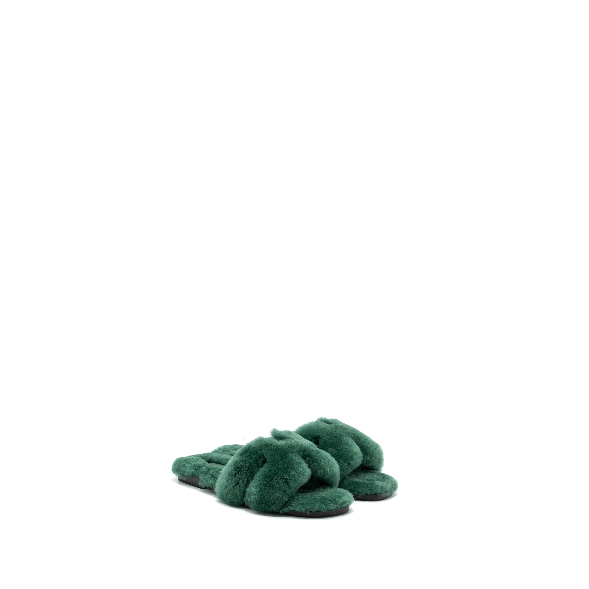 HERMES ORAN SANDAL PEAU GREEN