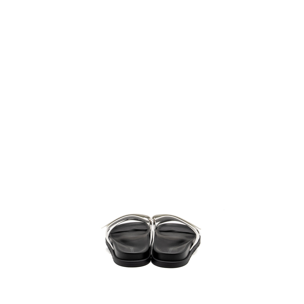 HERMES CHYPRE SANDAL CALFSKIN WHITE SHW