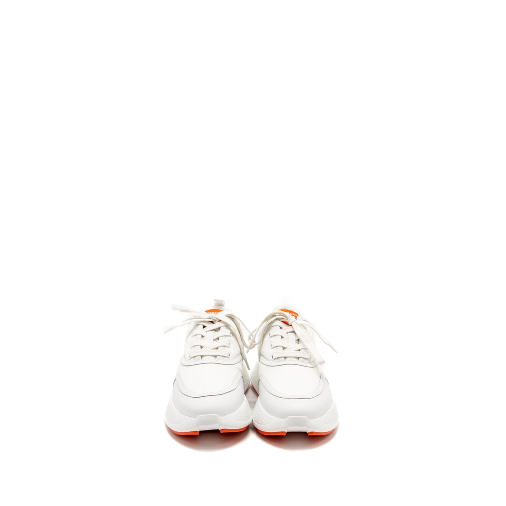 HERMES GIGA SNEAKERS BLANC / ORANGE