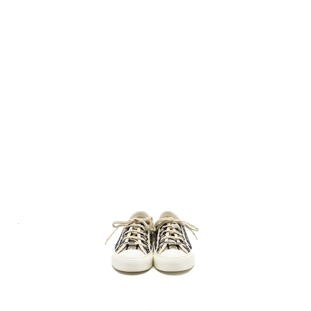 DIOR WALK N SNEAKER BLUE OBLIQUE EMBROIDERY BLUE/MULTICOLOUR