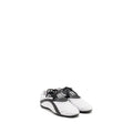 BALENCIAGA ZEN LOGO-PRINT LOW-TOP SNEAKERS FAUX LEATHER WHITE/BLACK
