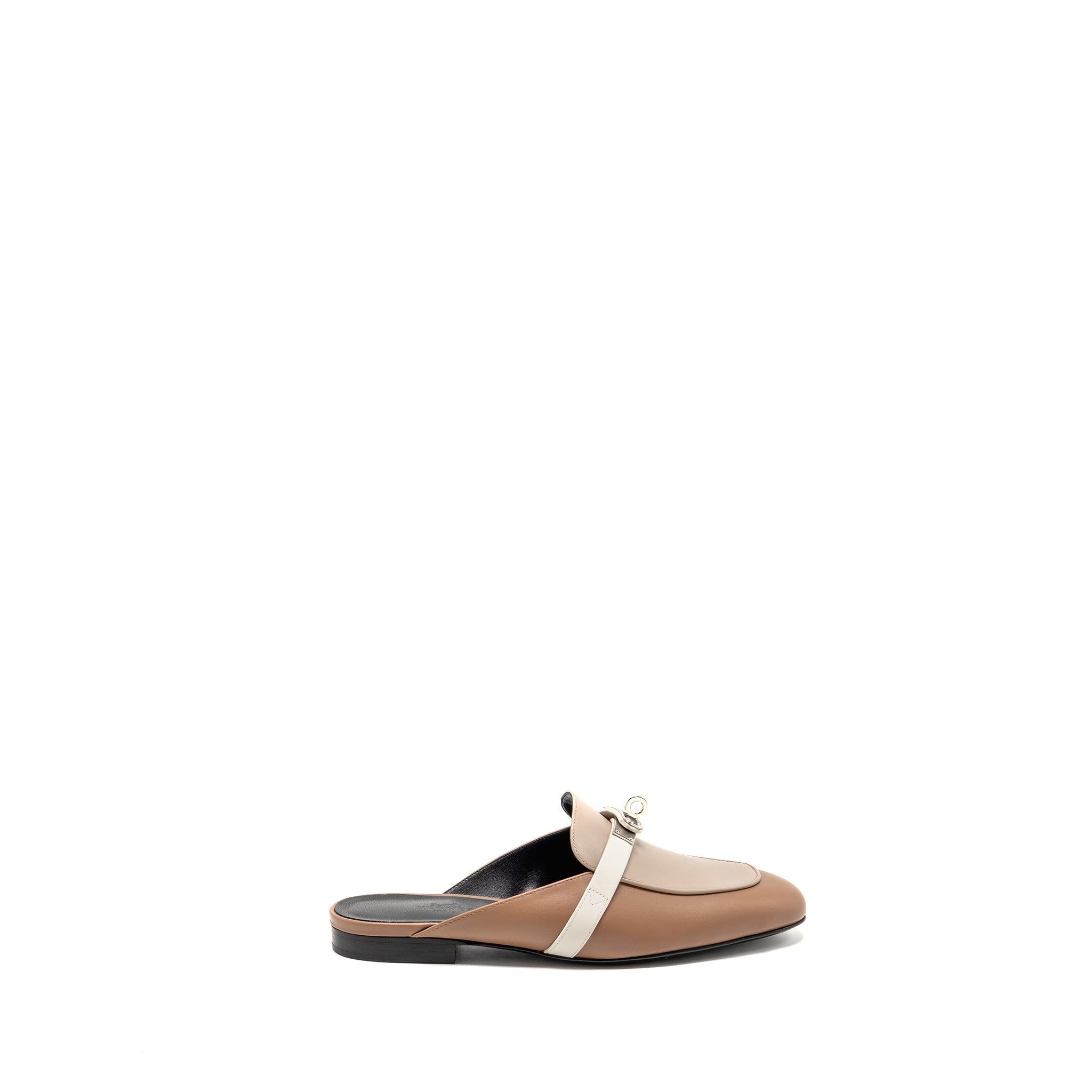 HERMES OZ MULE LEATHER BEIGE / MULTICOLOUR SHW