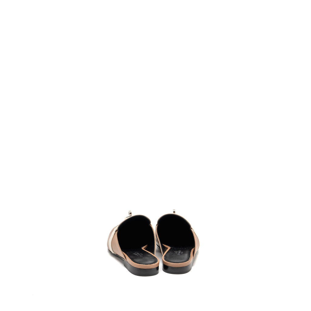 HERMES OZ MULE LEATHER BEIGE / MULTICOLOUR SHW