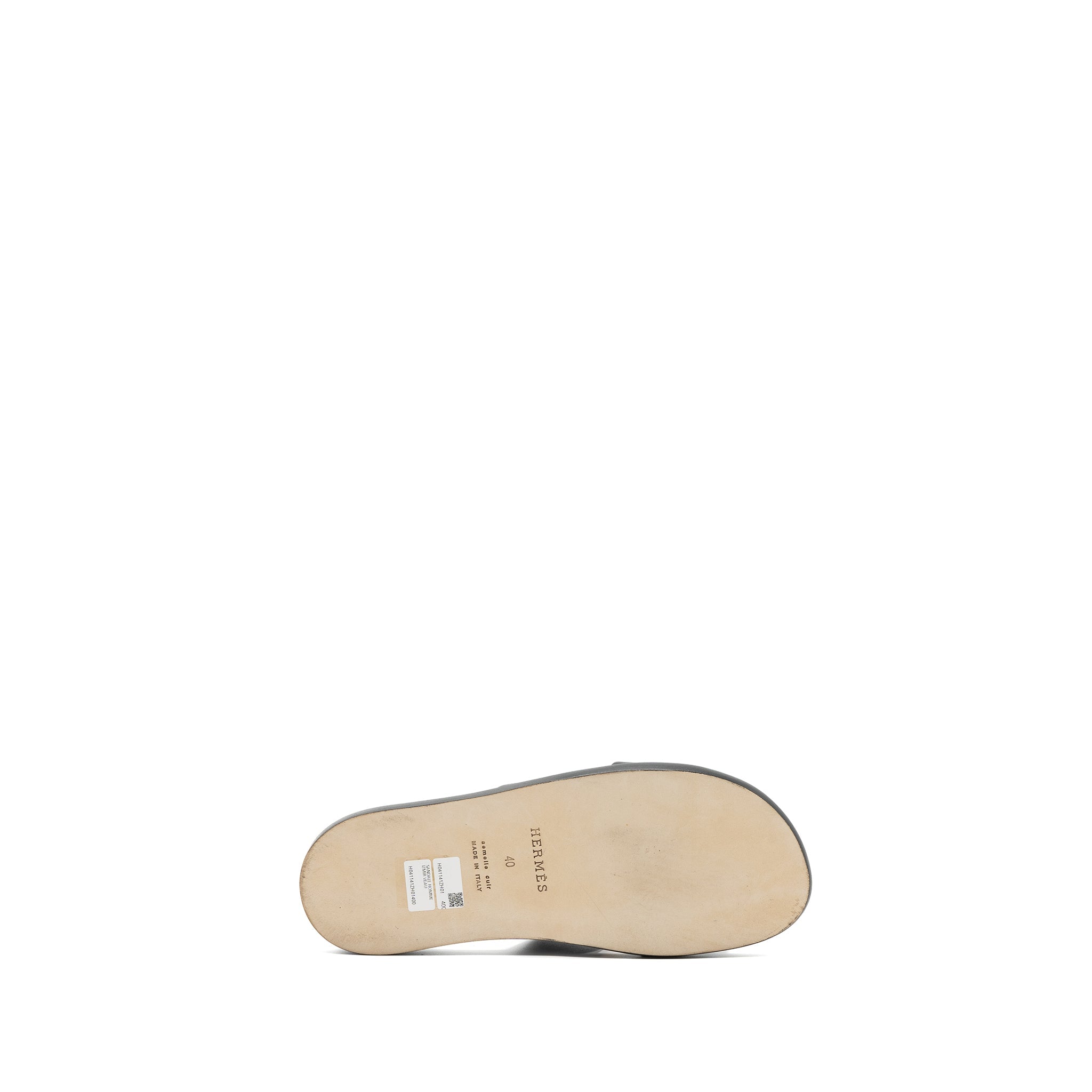 HERMES IZMIR SANDAL CALFSKIN BLACK