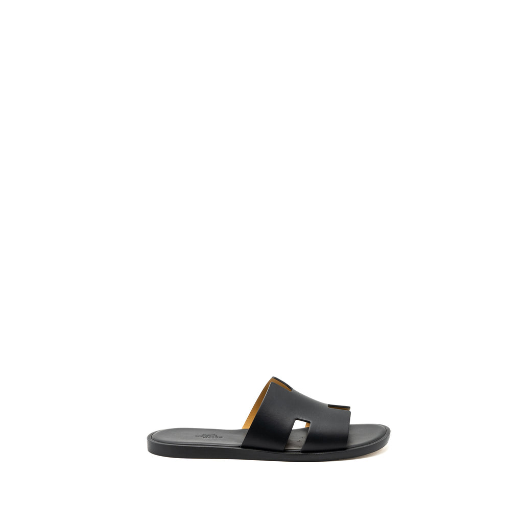 HERMES IZMIR SANDAL CALFSKIN BLACK