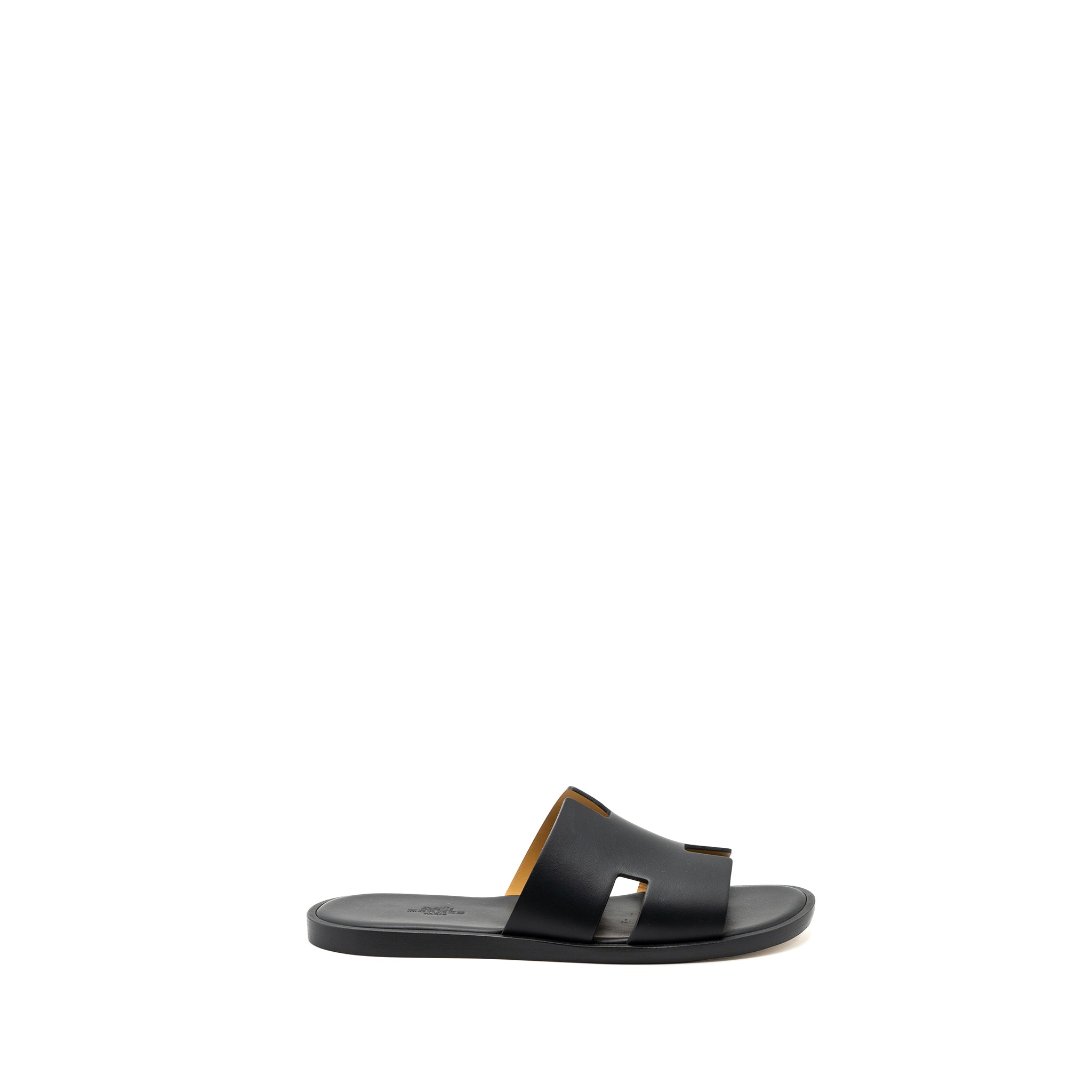 HERMES IZMIR SANDAL CALFSKIN BLACK