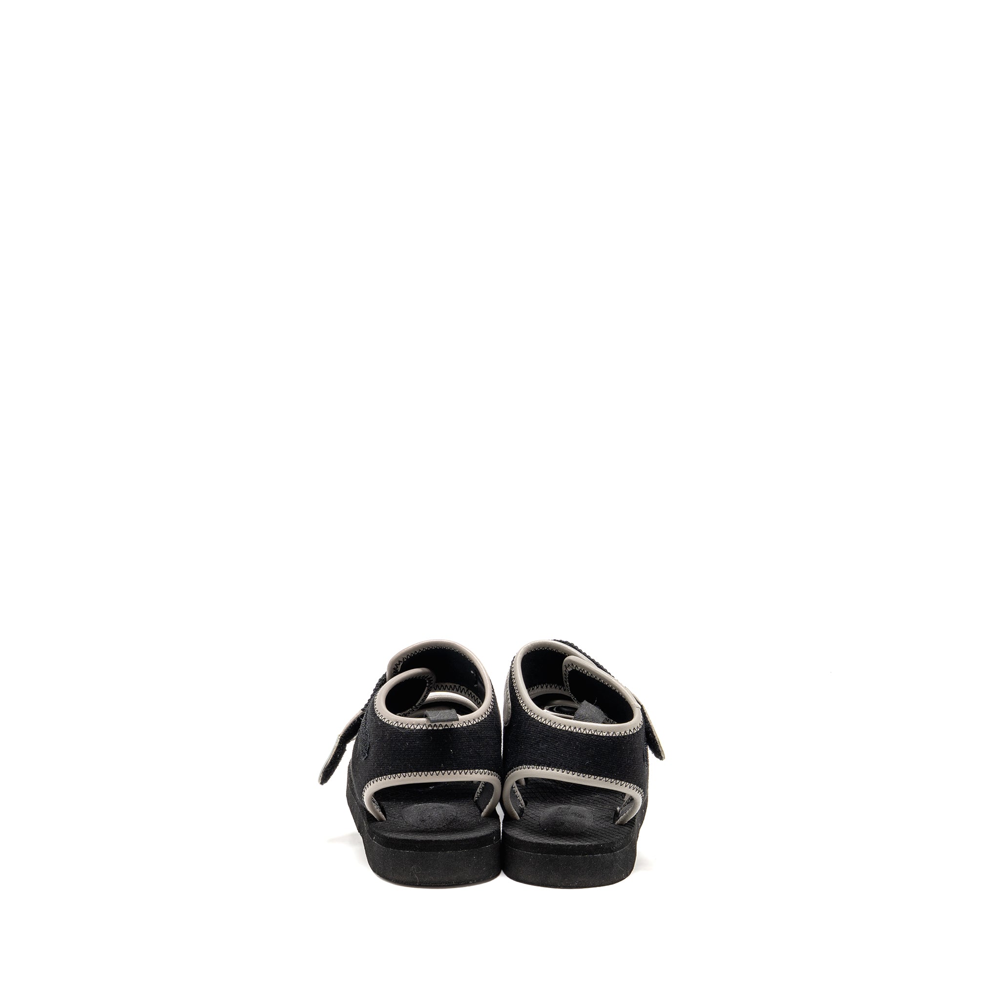 CHANEL JERSEY COCO STRAP SANDALS BLACK/WHITE