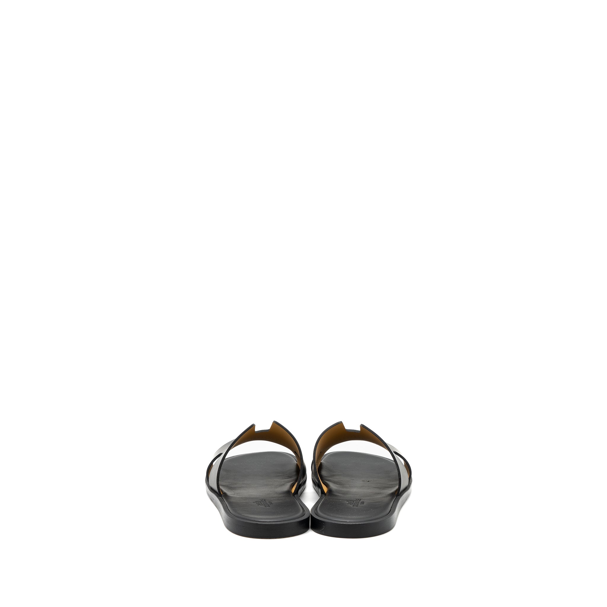 HERMES IZMIR SANDAL CALFSKIN BLACK