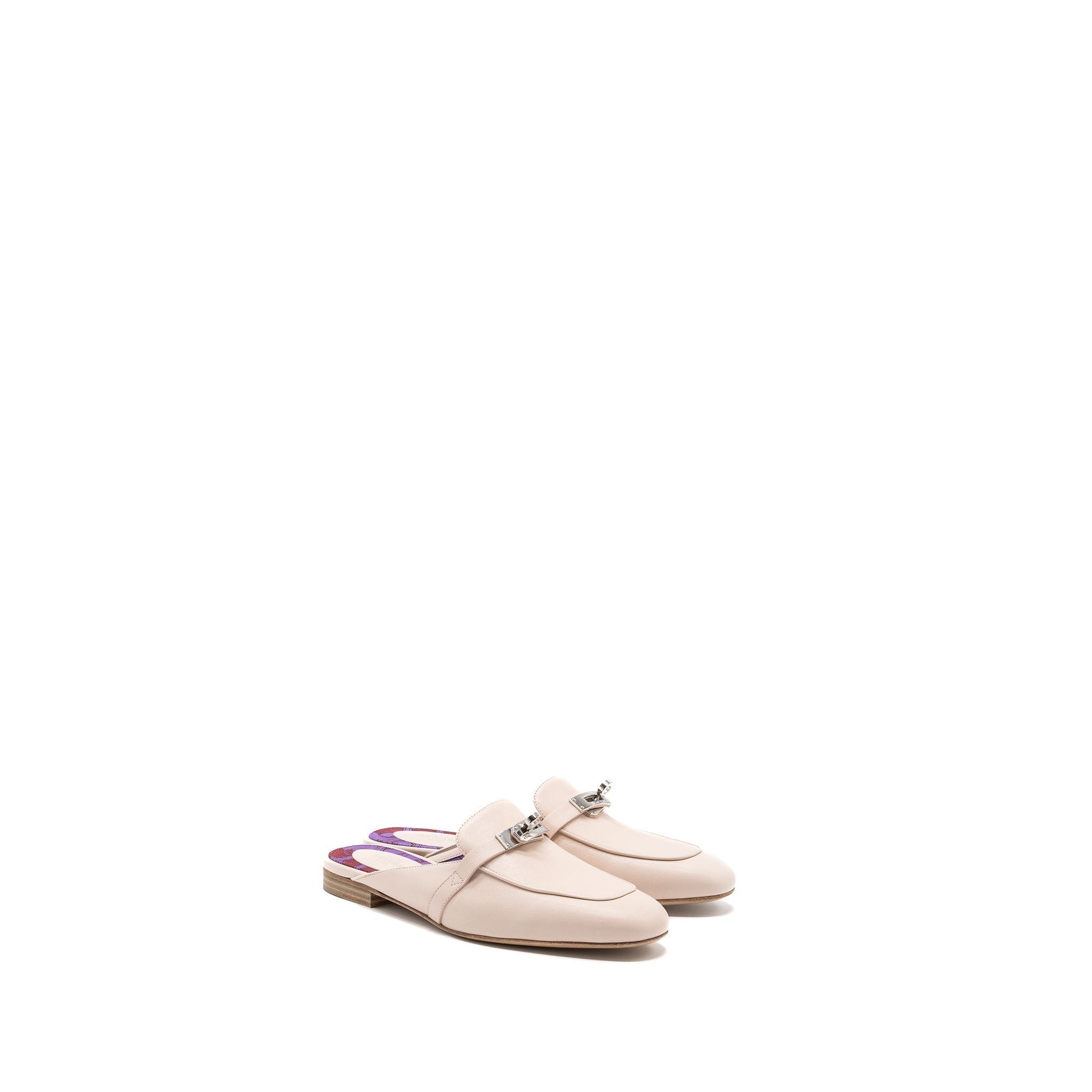HERMES OZ MULE LIGHT PINK SHW