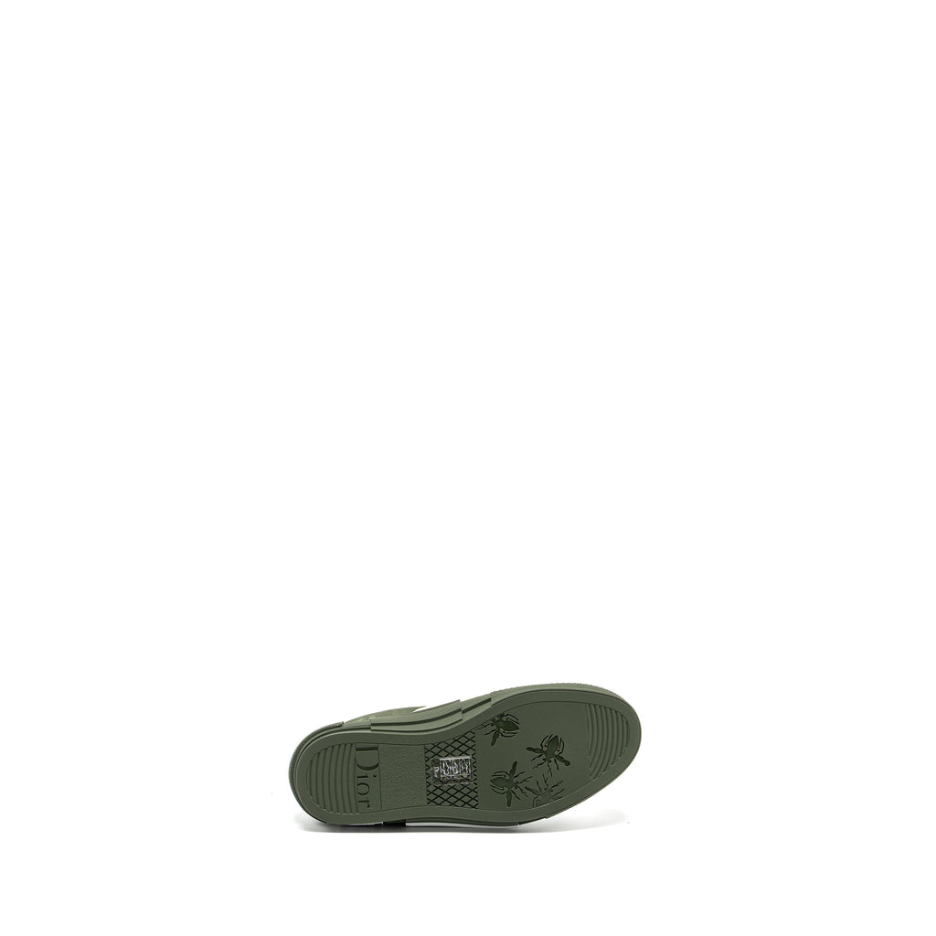 DIOR B23 OBLIQUE HIGH-TOP SNEAKER OLIVE/OBLIQUE