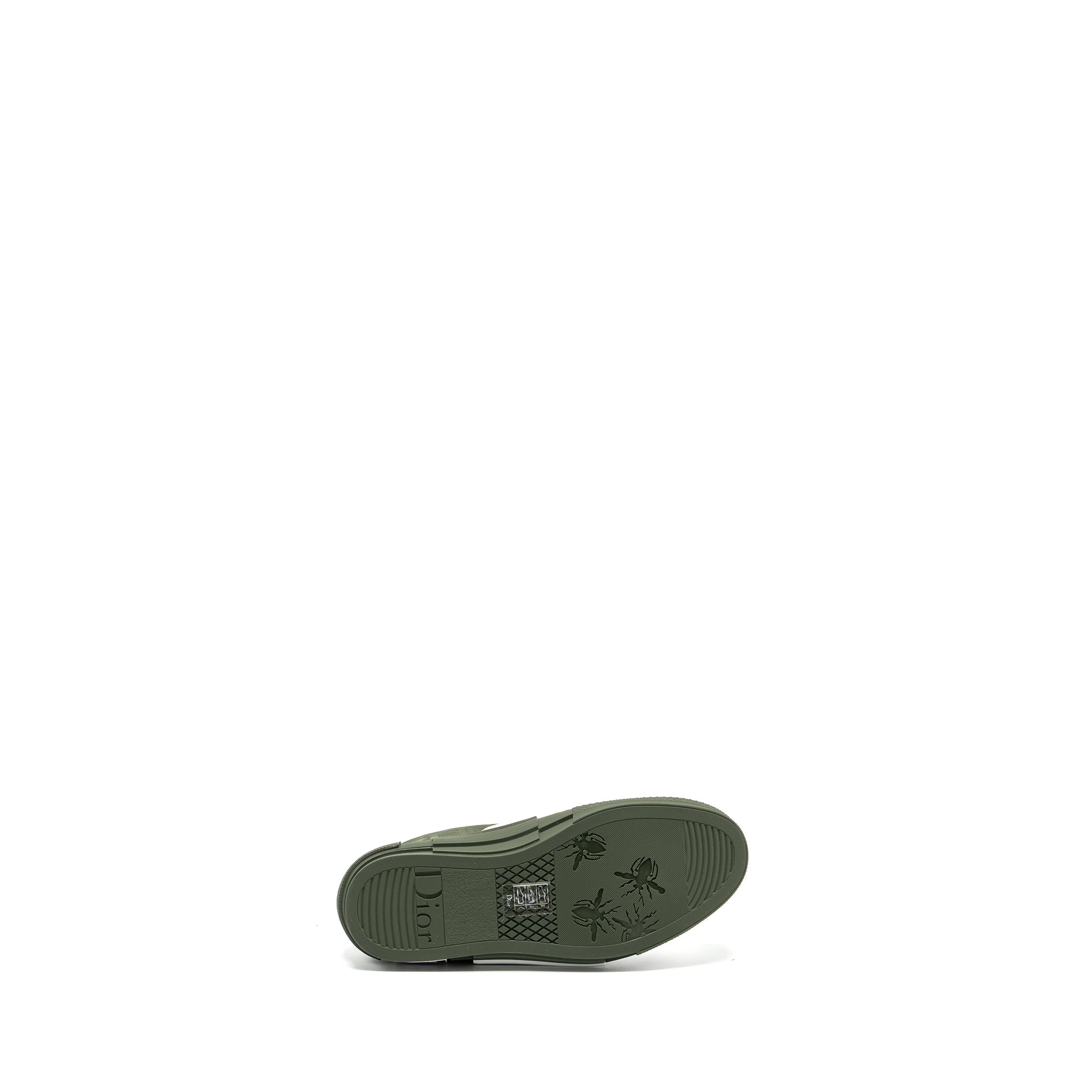 DIOR B23 OBLIQUE HIGH-TOP SNEAKER OLIVE/OBLIQUE