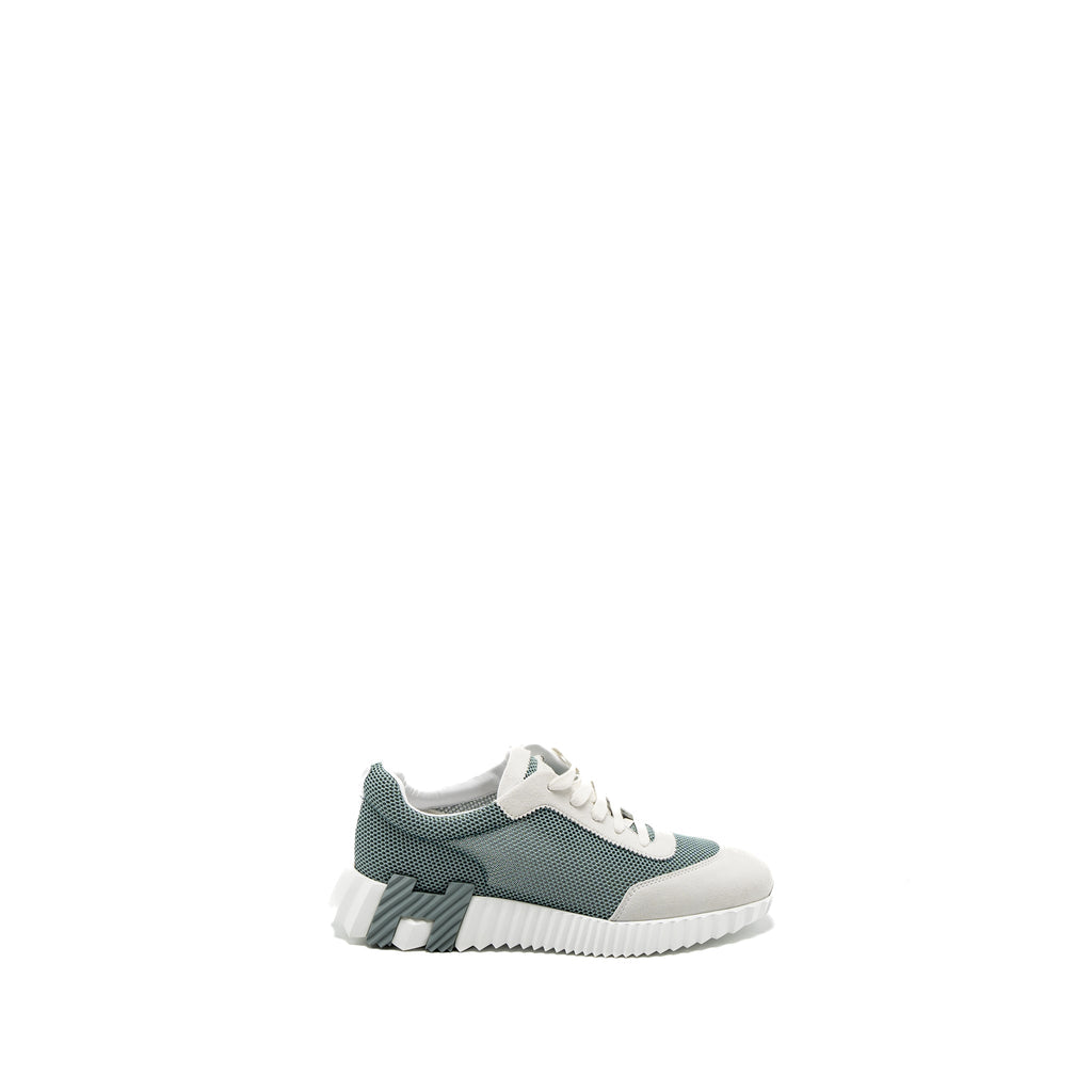 HERMES FEMME BOUNCING SNEAKER FABRIC/SUEDE MULTICOLOUR