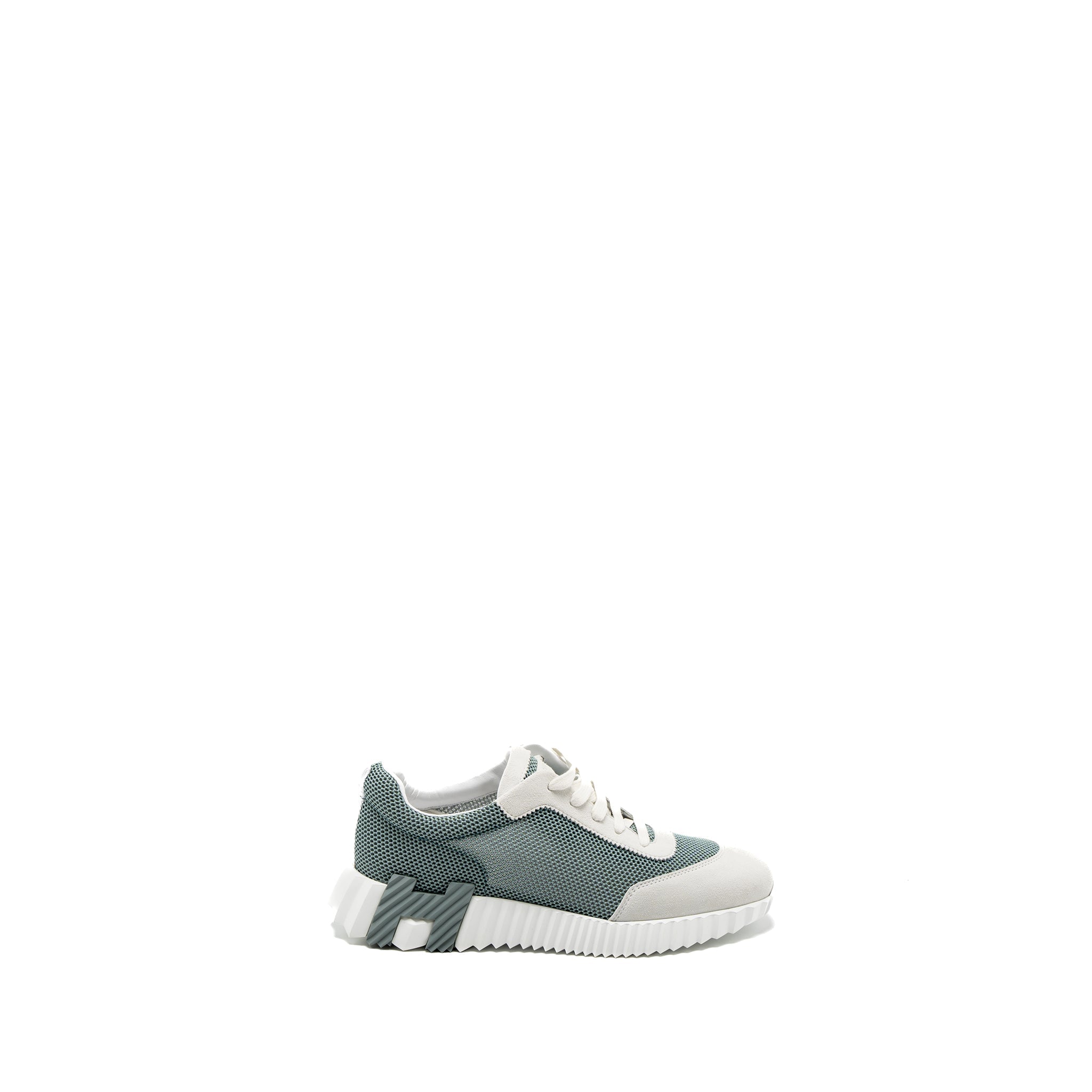 HERMES FEMME BOUNCING SNEAKER FABRIC/SUEDE MULTICOLOUR