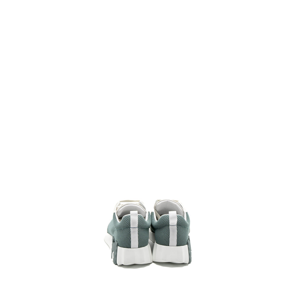 HERMES FEMME BOUNCING SNEAKER FABRIC/SUEDE MULTICOLOUR