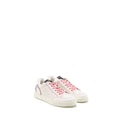 CHANEL LOGO SNEAKERS CALFSKIN WHITE/PINK