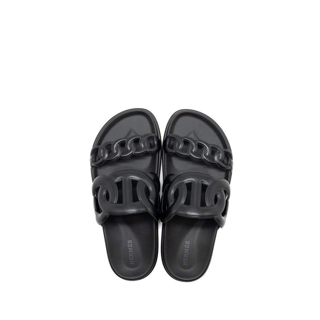Hermes Extra Sandals Black