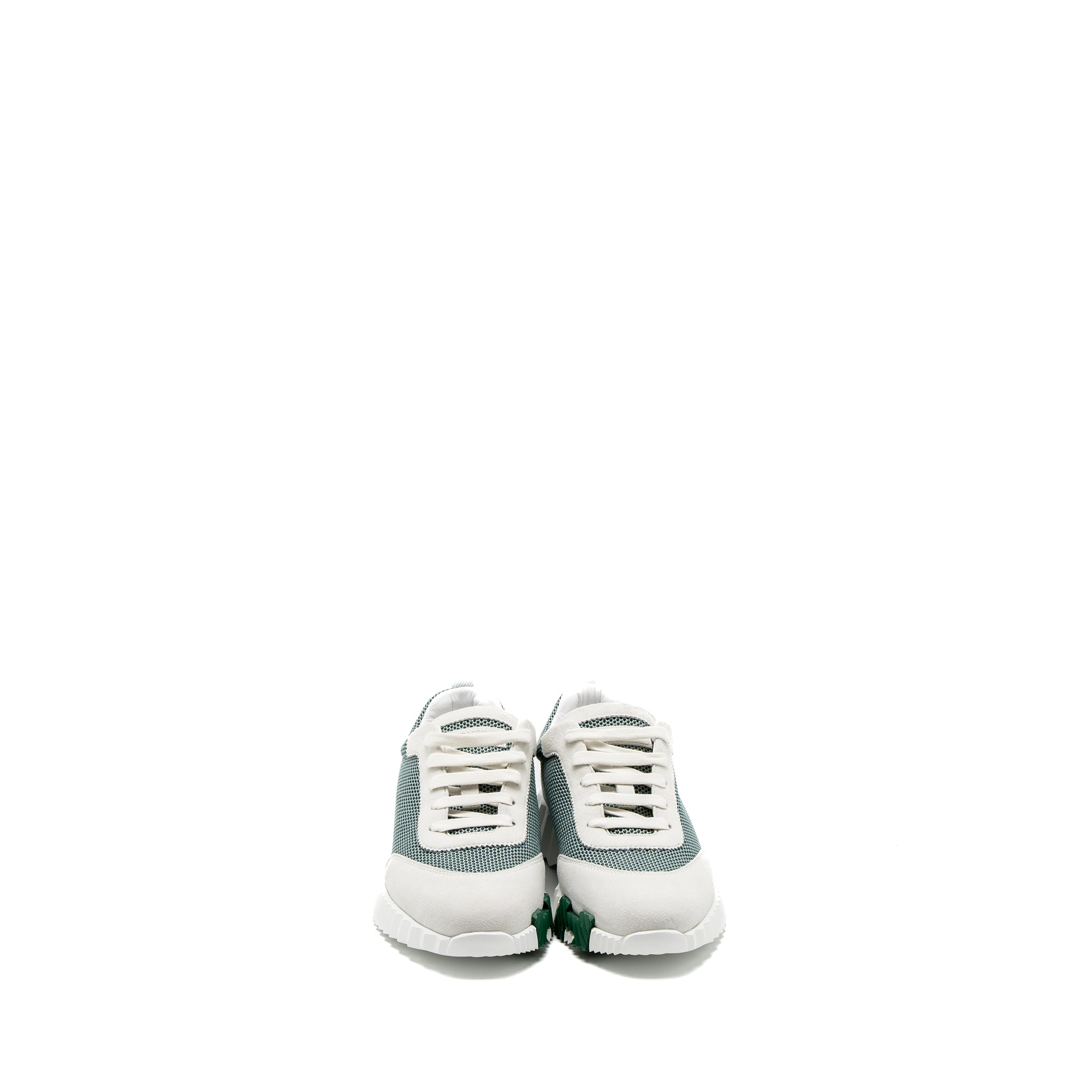 HERMES FEMME BOUNCING SNEAKER FABRIC/SUEDE MULTICOLOUR