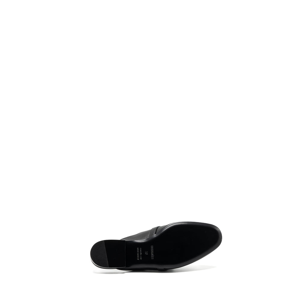 HERMES OZ MULE GOATSKIN BLACK RGHW