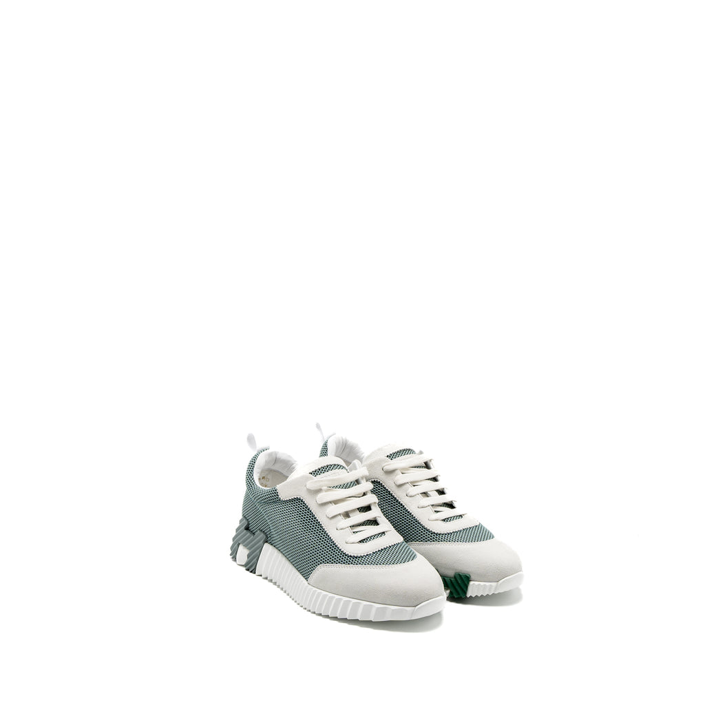 HERMES FEMME BOUNCING SNEAKER FABRIC/SUEDE MULTICOLOUR