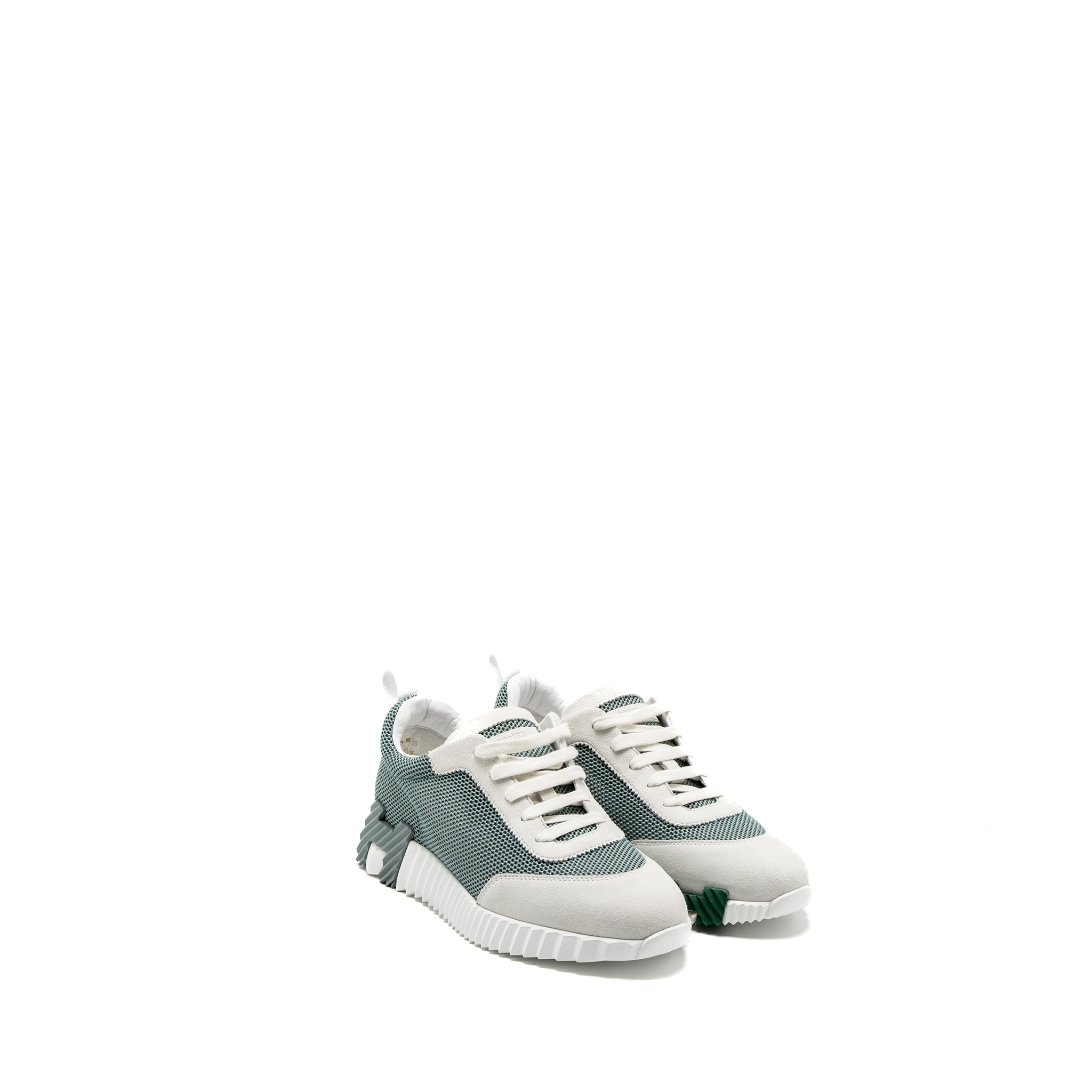 HERMES FEMME BOUNCING SNEAKER FABRIC/SUEDE MULTICOLOUR