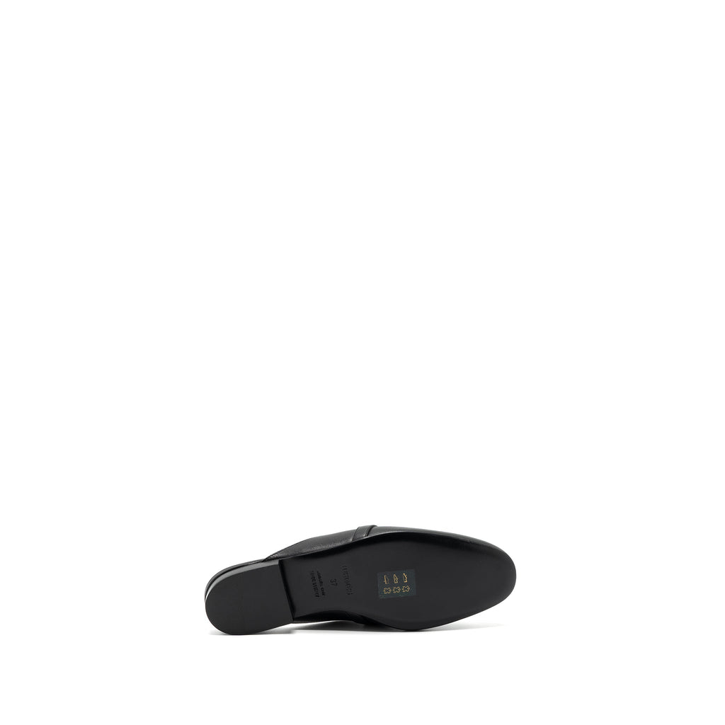 HERMES OZ MULE GOATSKIN BLACK RGHW