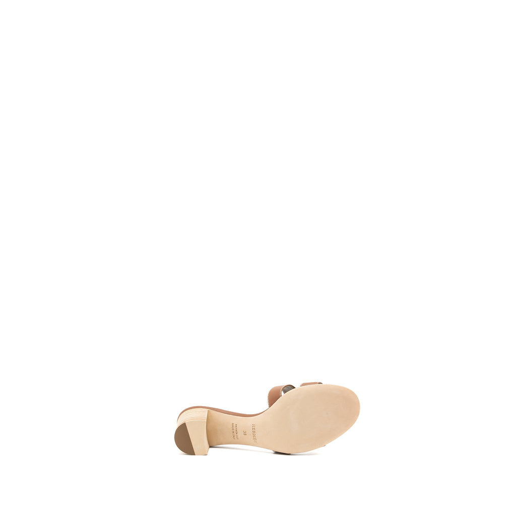 HERMES OASIS SANDALS CALFSKIN GOLD
