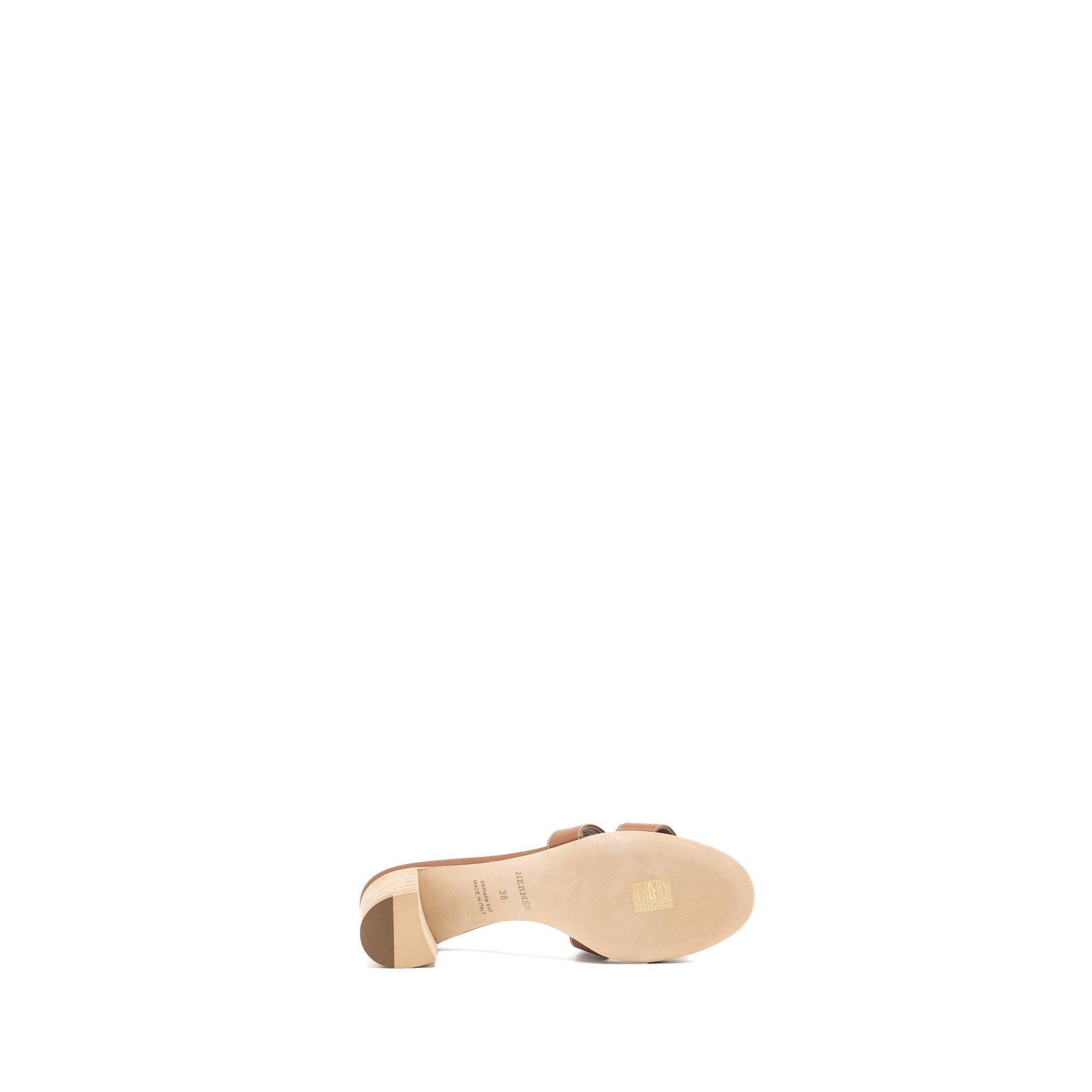 HERMES OASIS SANDALS CALFSKIN GOLD