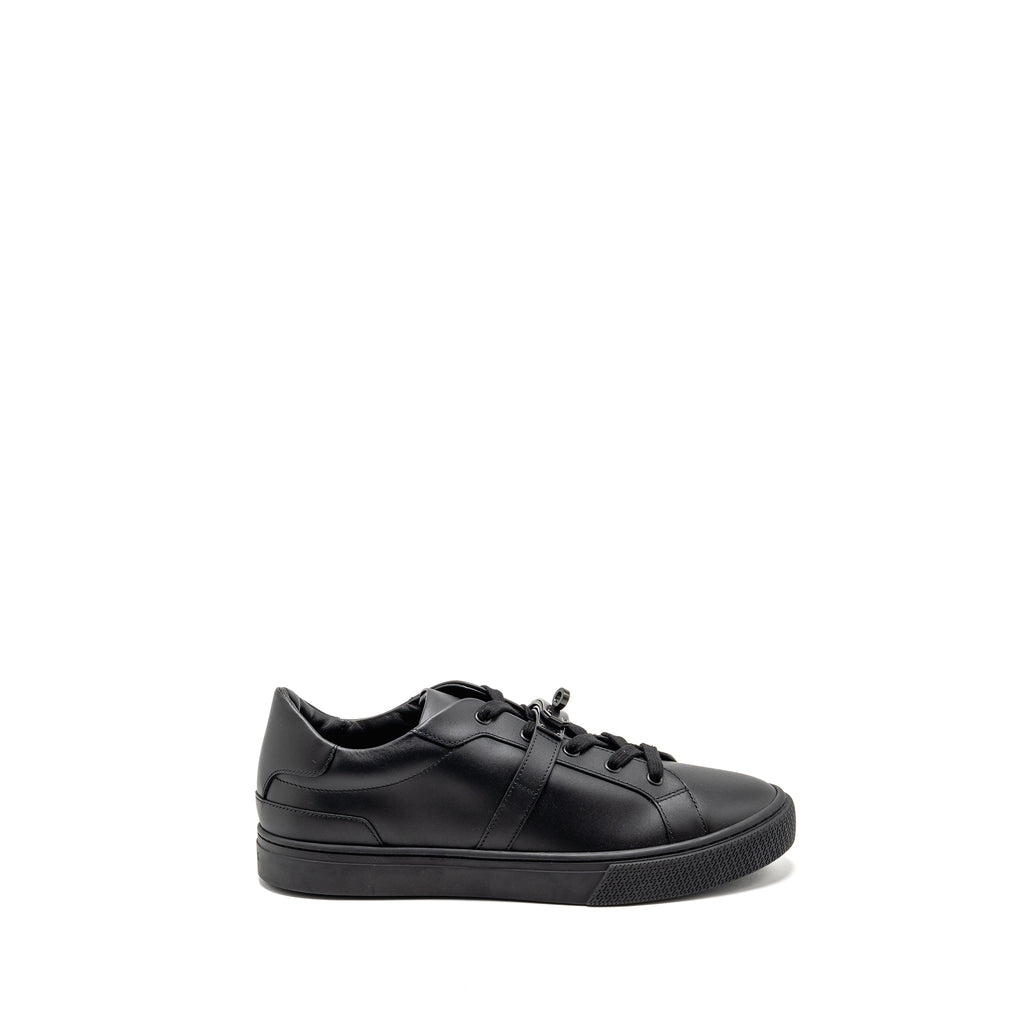 HERMES DAY SNEAKER CALFSKIN LEATHER SO BLACK