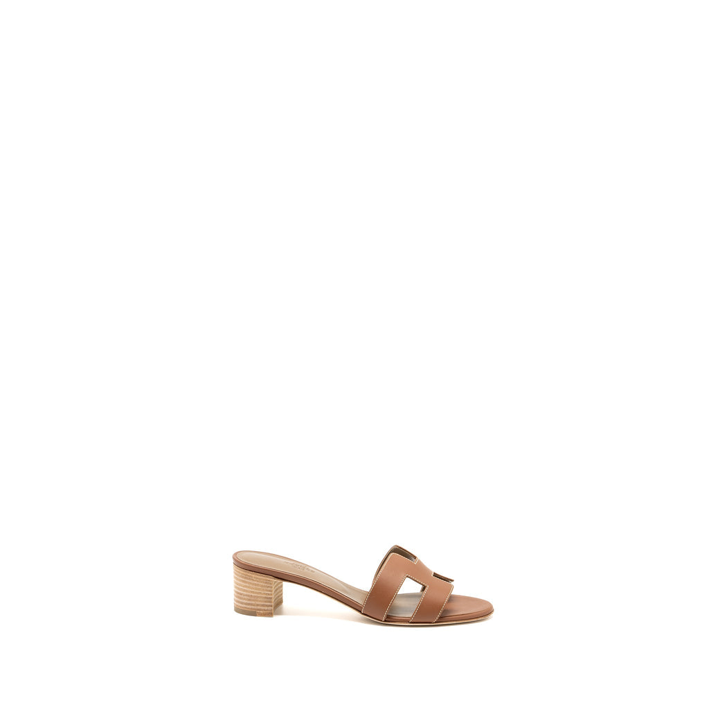 HERMES OASIS SANDALS CALFSKIN GOLD