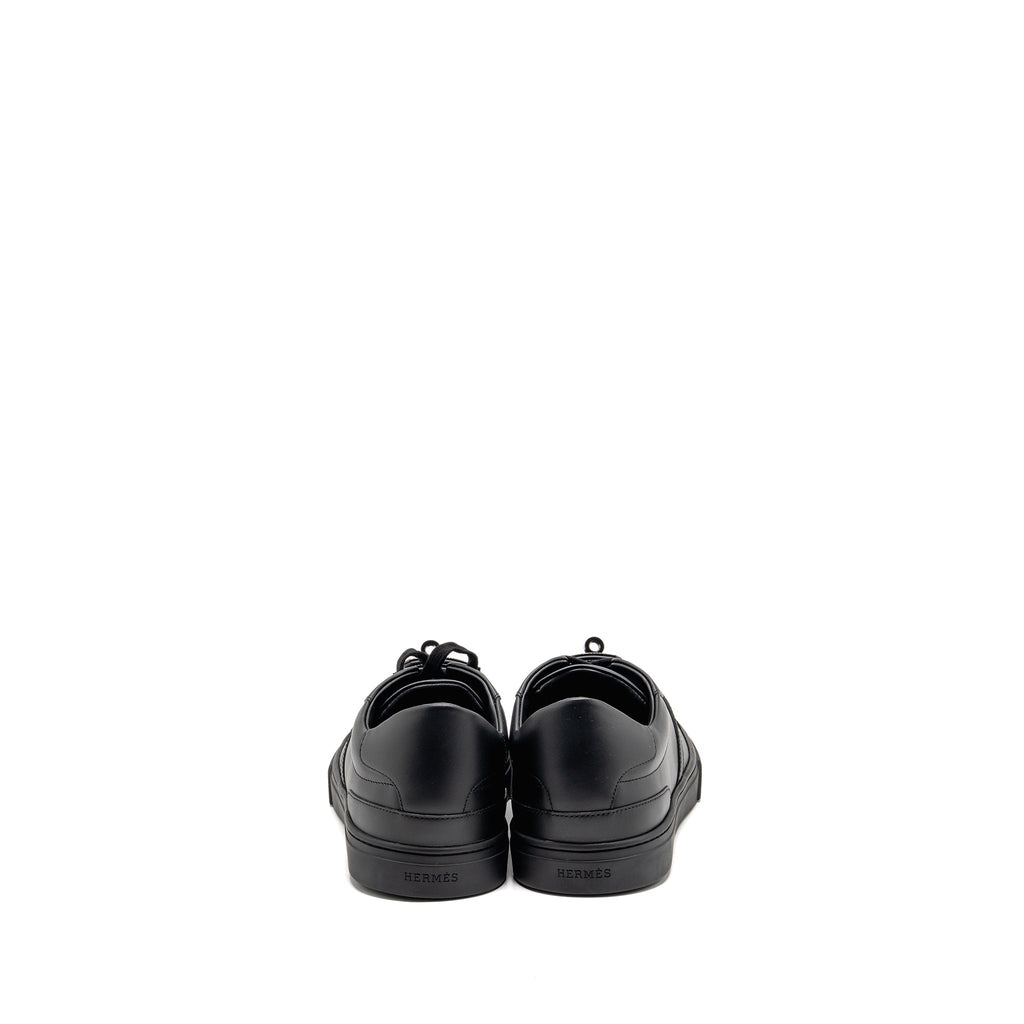 HERMES DAY SNEAKER CALFSKIN LEATHER SO BLACK