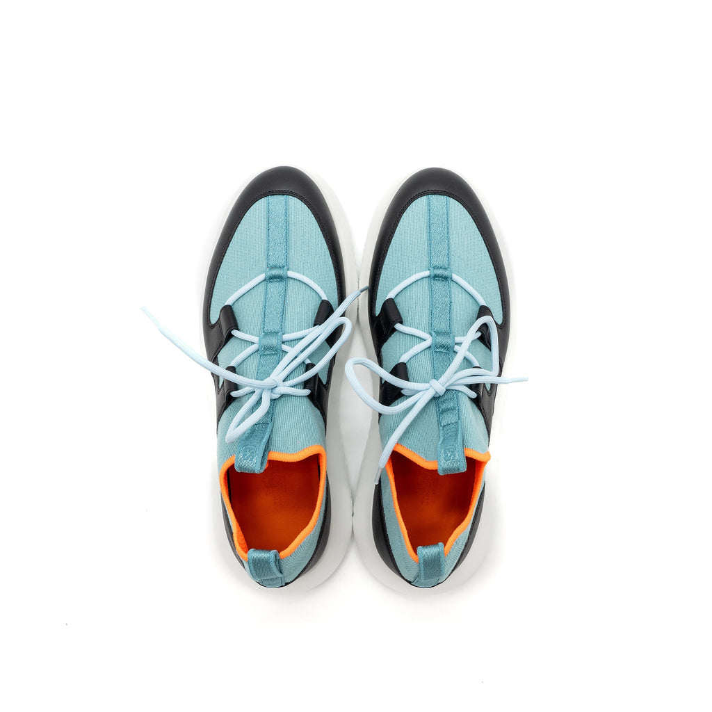 HERMES DUEL SNEAKERS BLUE / BLACK MULTICOLOUR
