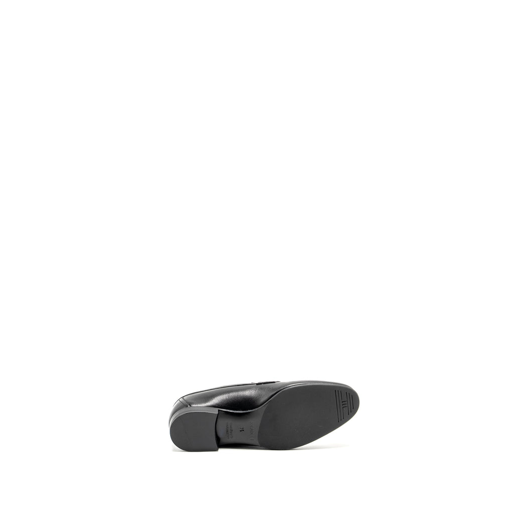 HERMES MOCASSIN FEMME PARIS LOAFER BLACK/ROSE SHW