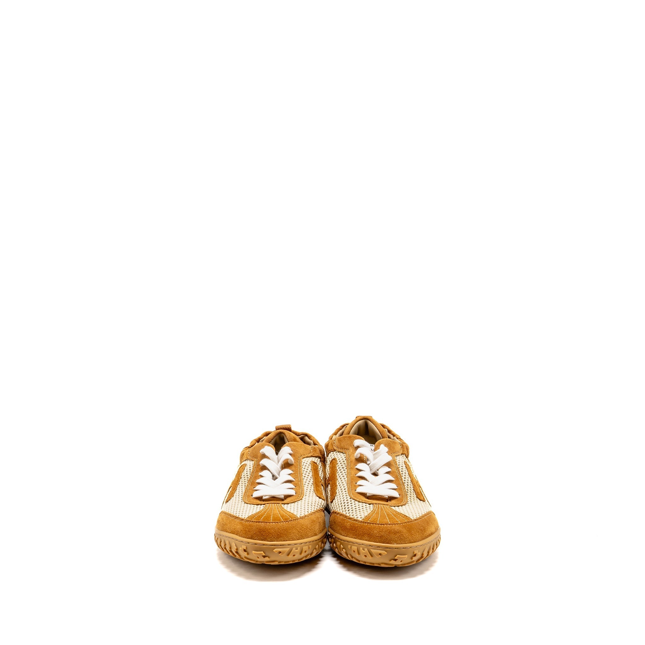 HERMES FEMME JET SNEAKER CROCHET KNIT/SUEDE GOATSKIN BEIGE LIN/NATUREL