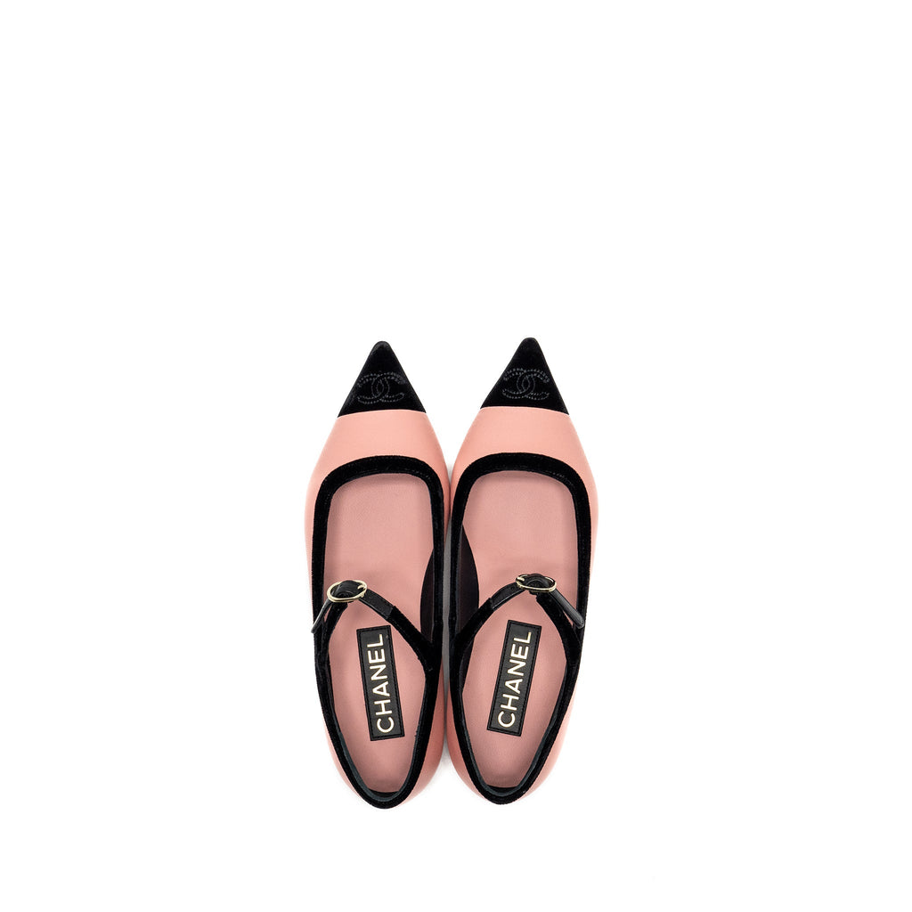 CHANEL MERRY JANE’S SHOES PINK / BLACK