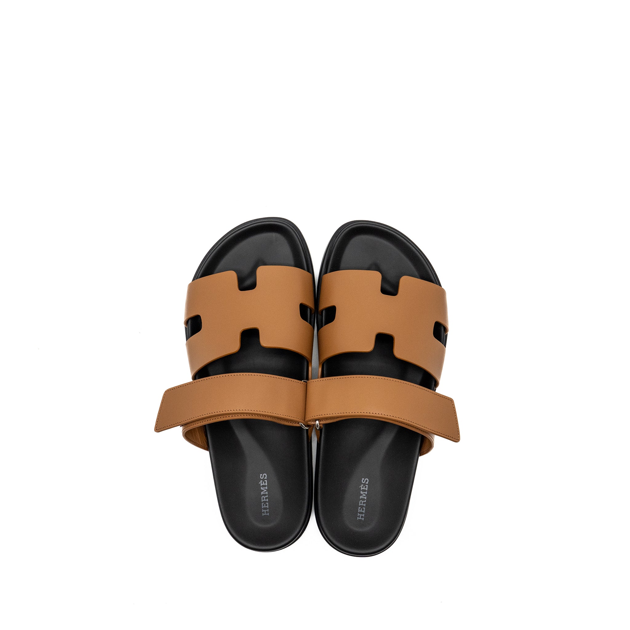 HERMES MEN’S CHYPRE SANDALS NATUREL