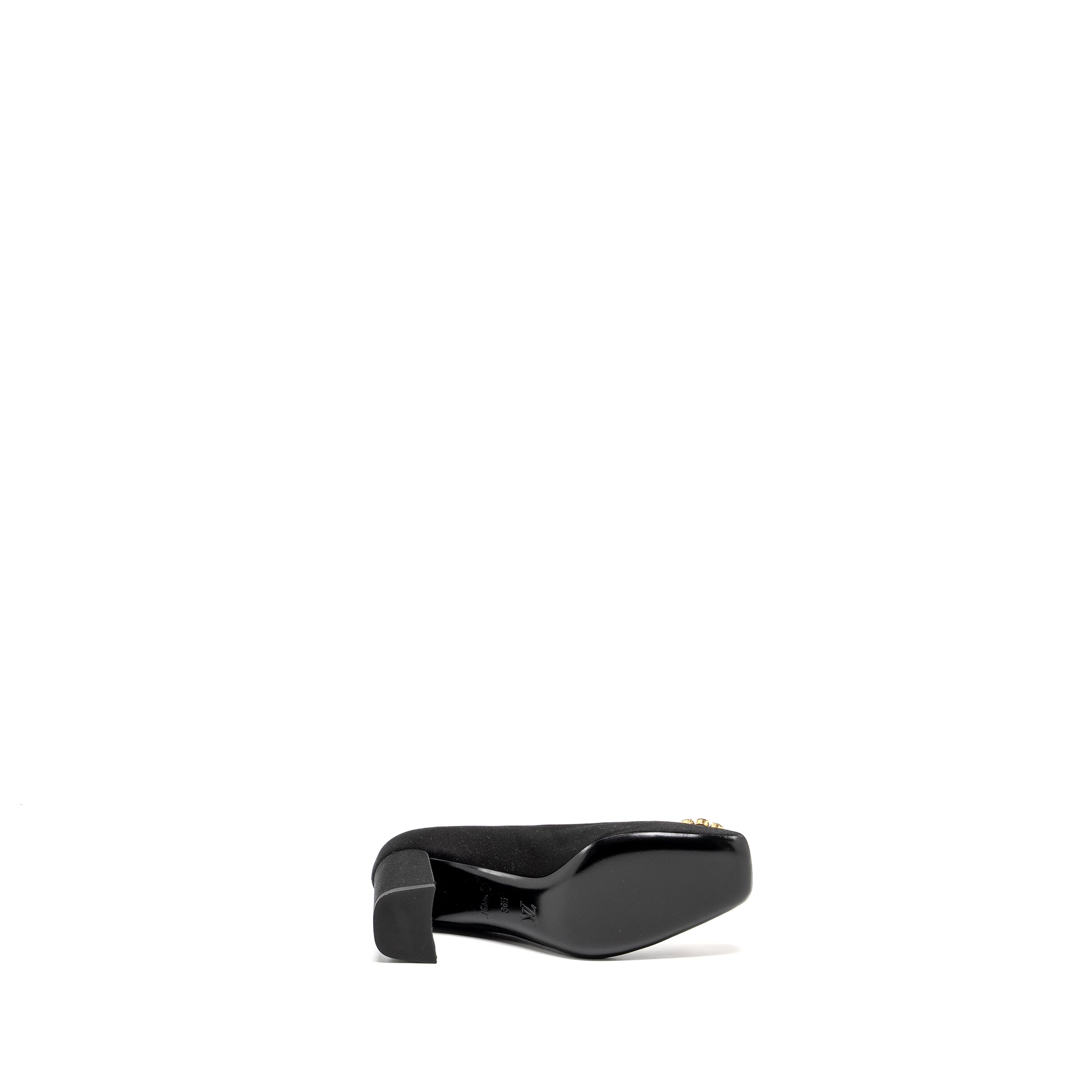 LOUIS VUITTON MADELEINE HEELS STAIN BLACK