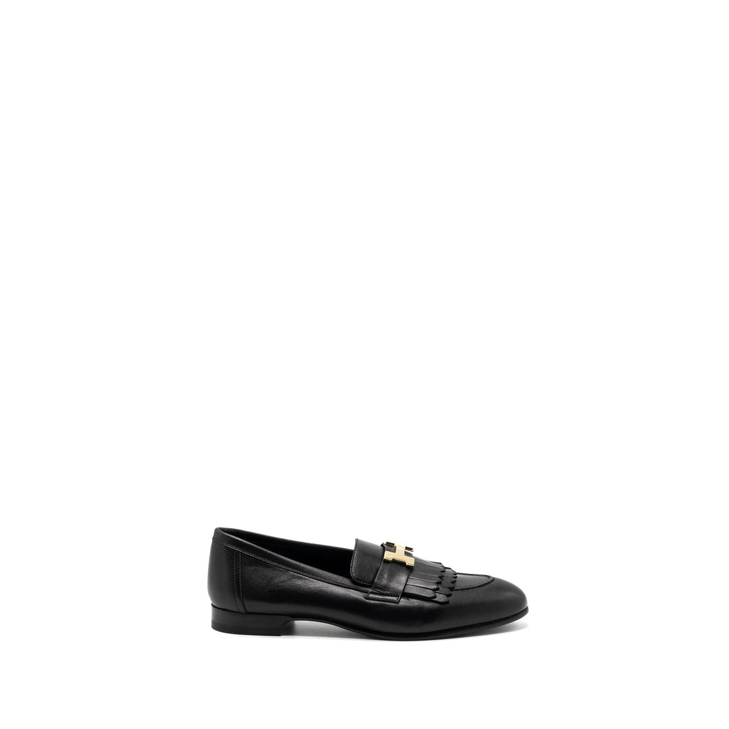 HERMES ROYAL LOAFER CALFSKIN BLACK GHW