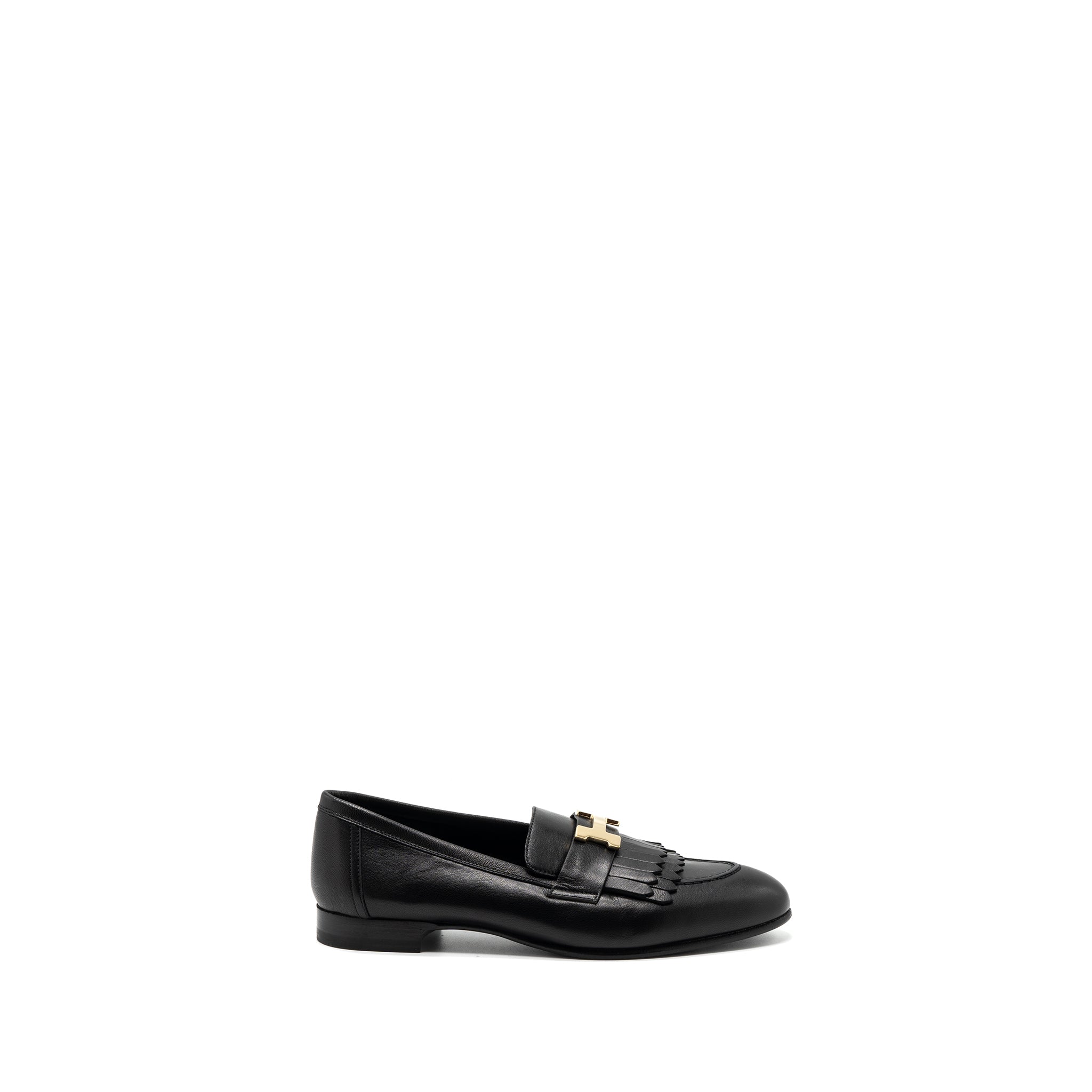 HERMES ROYAL LOAFER CALFSKIN BLACK GHW