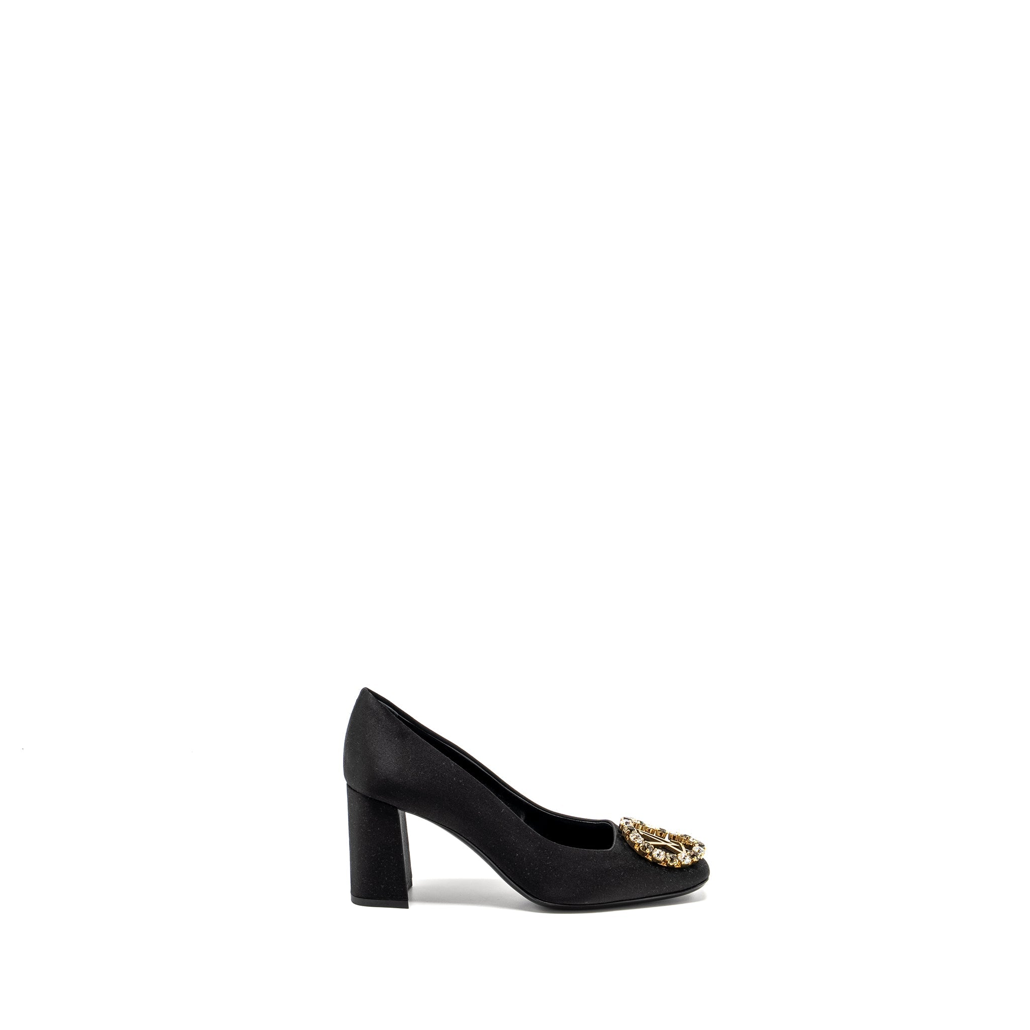 LOUIS VUITTON MADELEINE HEELS STAIN BLACK