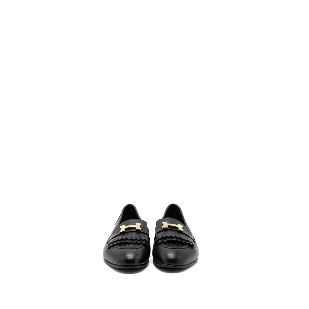 HERMES ROYAL LOAFER CALFSKIN BLACK GHW