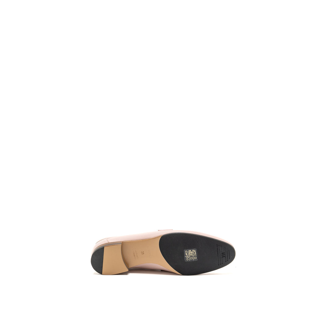 HERMES MOCASSINS ROYAL LOAFER CALFSKIN ROSE PORCELAINE SHW