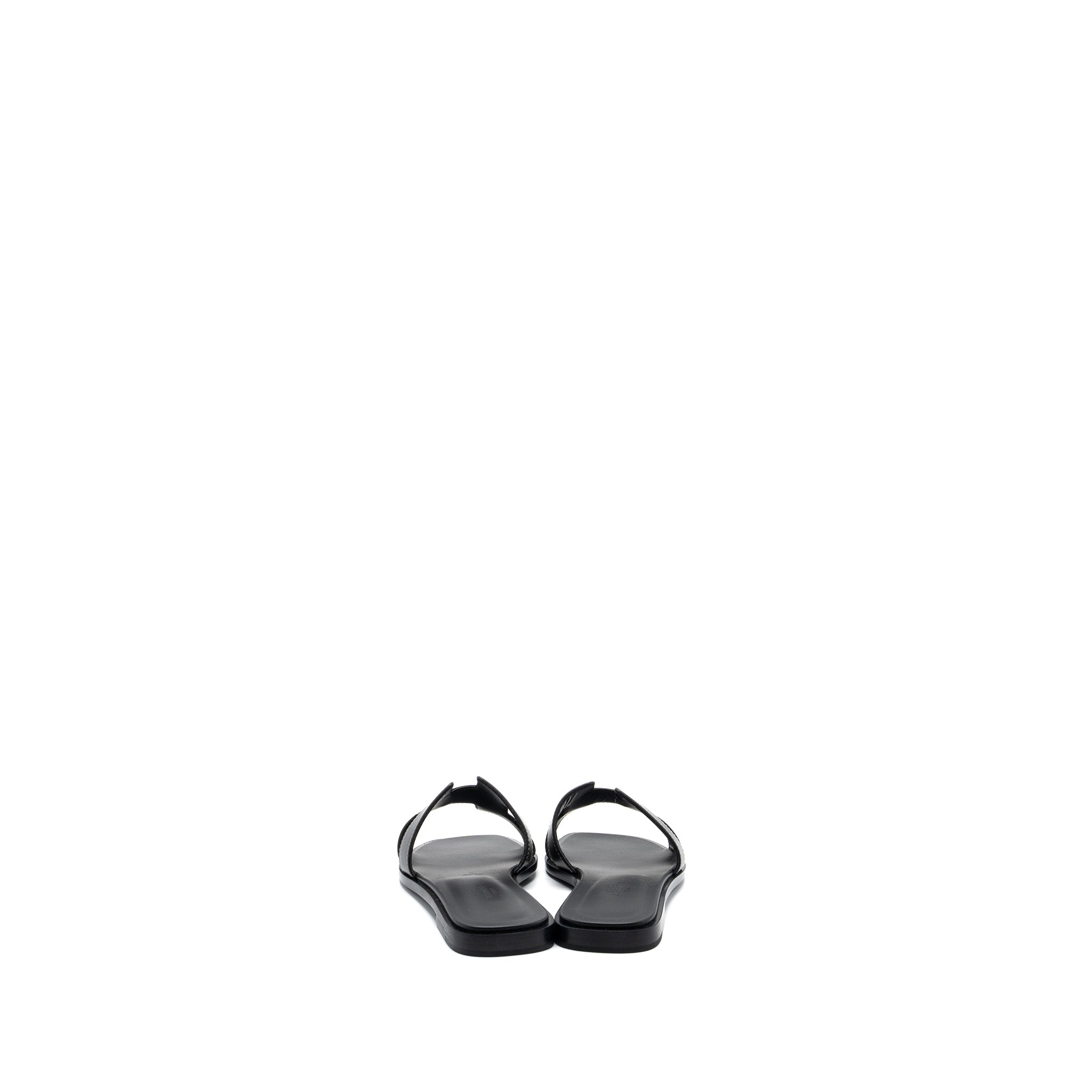 HERMES ORAN SANDAL BLACK
